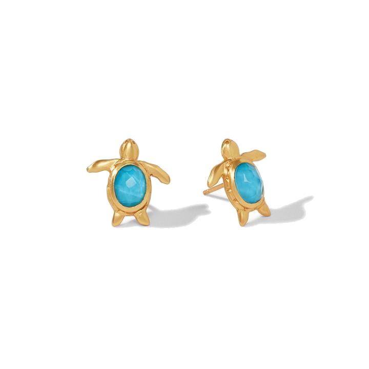 Magnificent on land and in sea, these peaceful creatures symbolize tranquility and long life.
*A percentage of your purchase of the Turtle Stud supports the conservation and protection of sea turtles through our partnership with the Sea Turtle Conservancy.* Turtle Stud