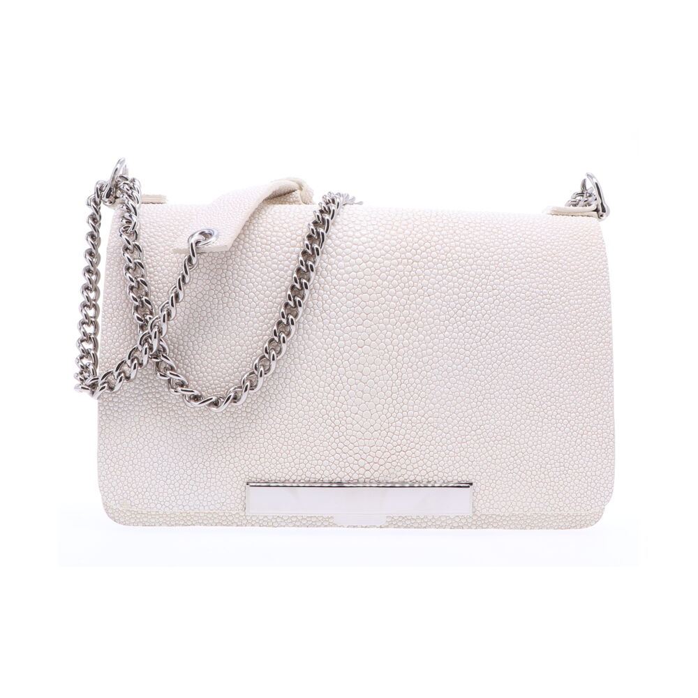 Image 2 for Eggshell Stingray Chain Bag