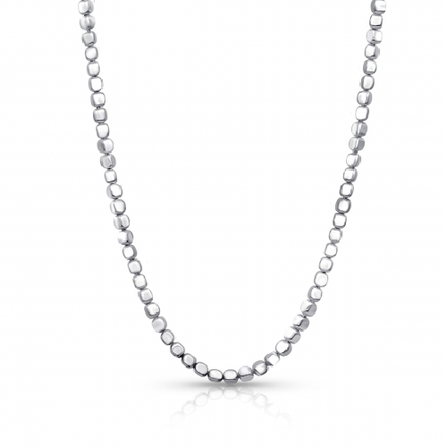 In 1989 Zina Sterling Silver moved into our Beverly Hills headquarters that accommodates our workshop as well as Zina 'The Store'. The store is a showcase for all that is 'today' in fine design in jewelry, gift ware, Judaica, frames and whatever Zina thinks is new and exciting that crosses her path. Zina is a destination for people seeking the finest in design . Zina is at the pulse of what is 'happening' Ice Cube Long Chain Necklace