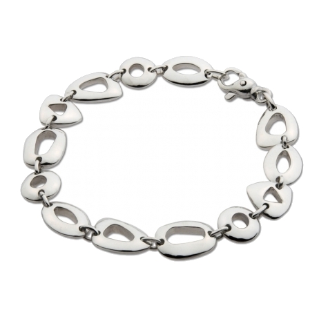 In 1989 Zina Sterling Silver moved into our Beverly Hills headquarters that accommodates our workshop as well as Zina 'The Store'. The store is a showcase for all that is 'today' in fine design in jewelry, gift ware, Judaica, frames and whatever Zina thinks is new and exciting that crosses her path. Zina is a destination for people seeking the finest in design . Zina is at the pulse of what is 'happening' Geometric Bracelet