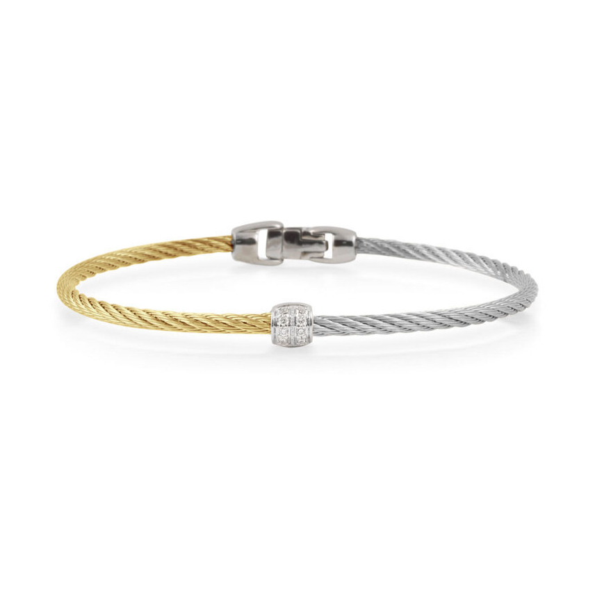 Image 2 for Color-block Ovaled Station Bangle