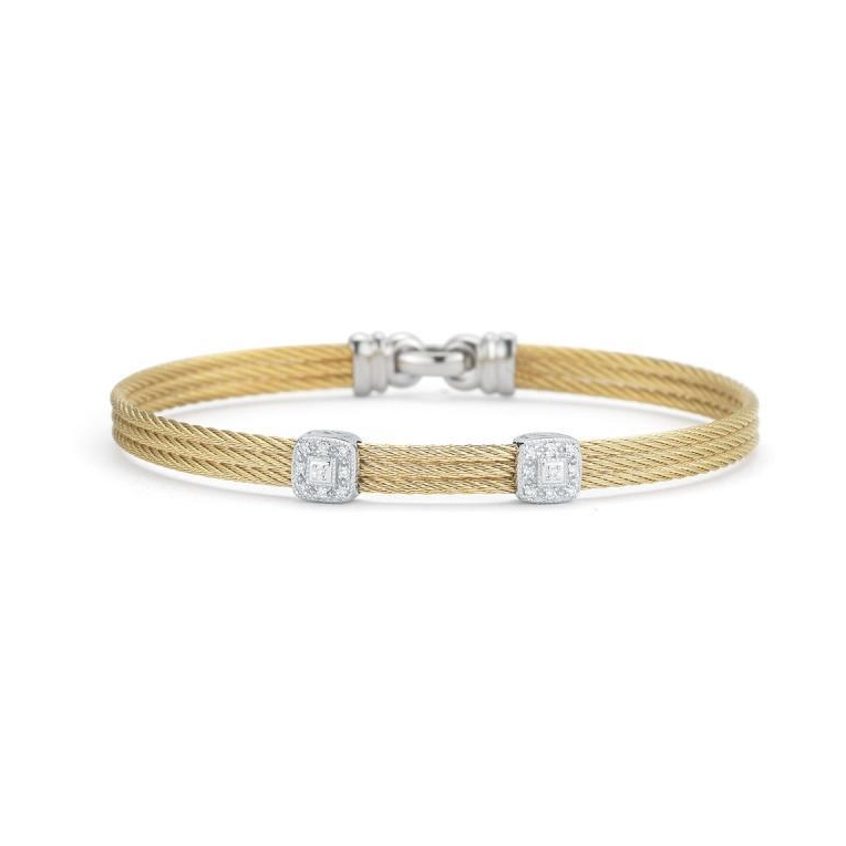 Image 2 for Yellow Two Squared Station Bangle