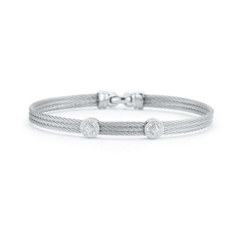 Image 2 for Classique Two Circled Station Bangle