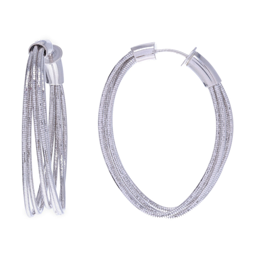 Image 2 for Large Oval Hoop Earrings