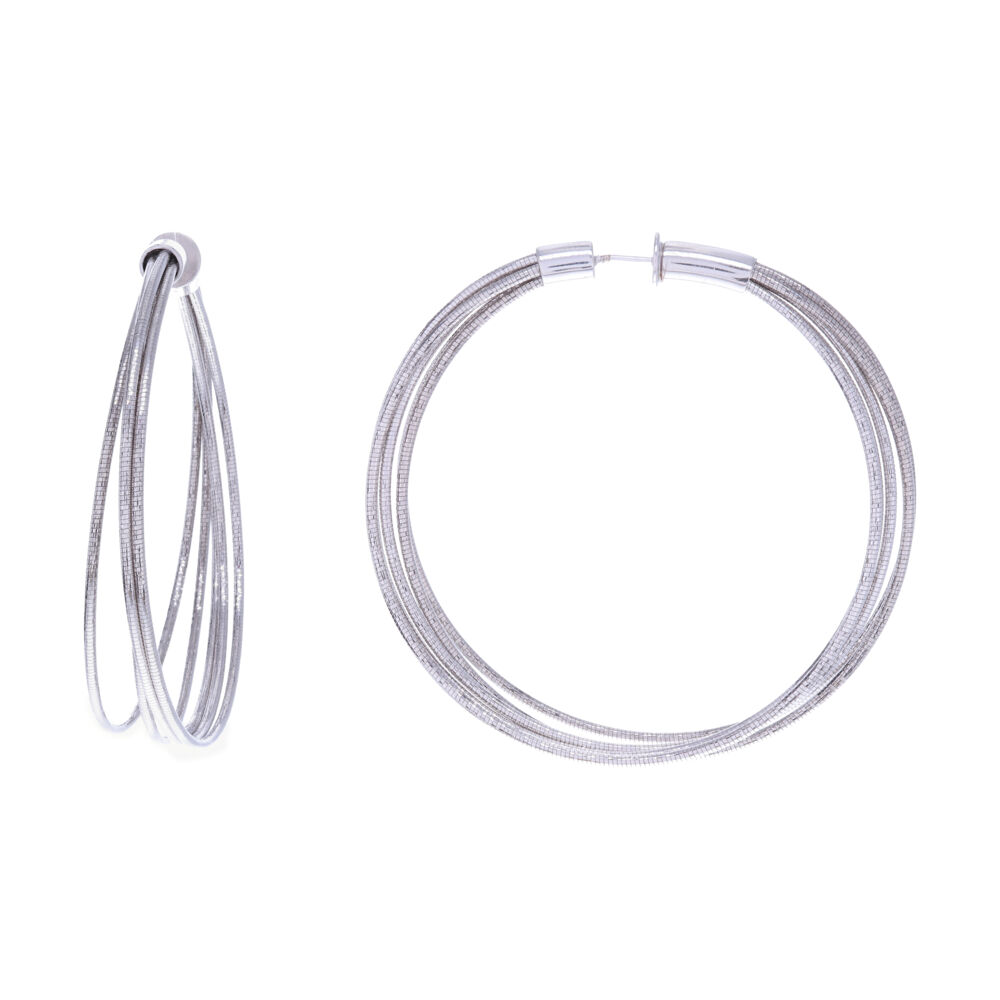 Image 2 for Medium Hoop Earrings