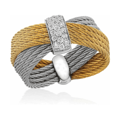 Image 2 for Classique Criss Cross Bow Ring