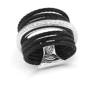 Image 2 for Noir Stacked Band Ring
