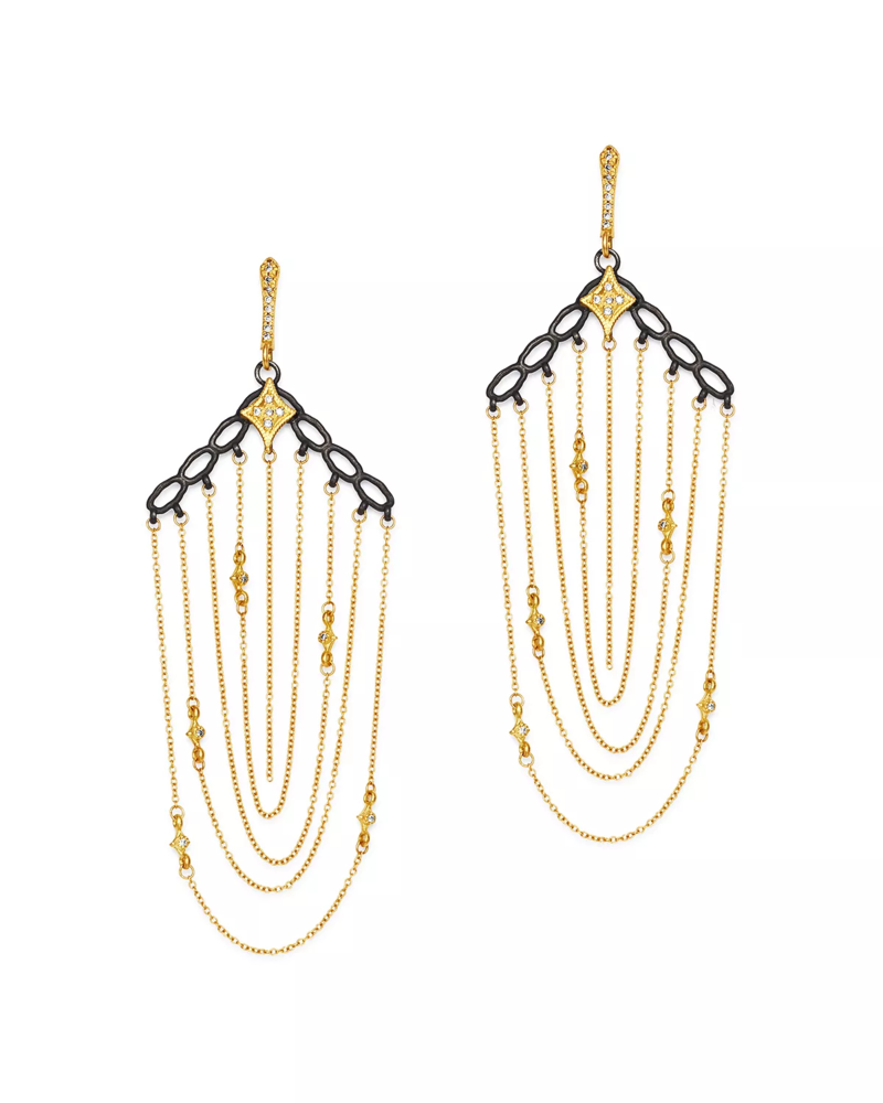 Image 2 for Champagne Diamond Earring