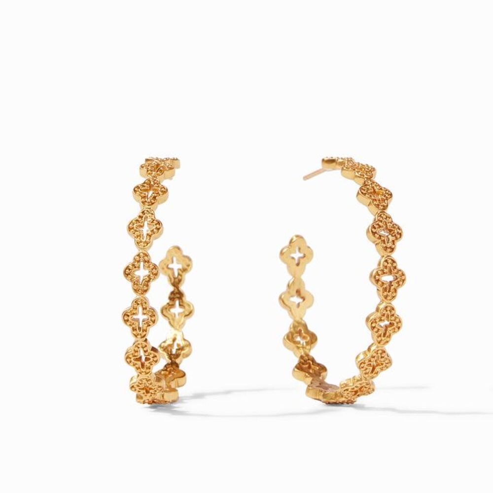 Image 2 for Florentine Gold Hoop Earrings