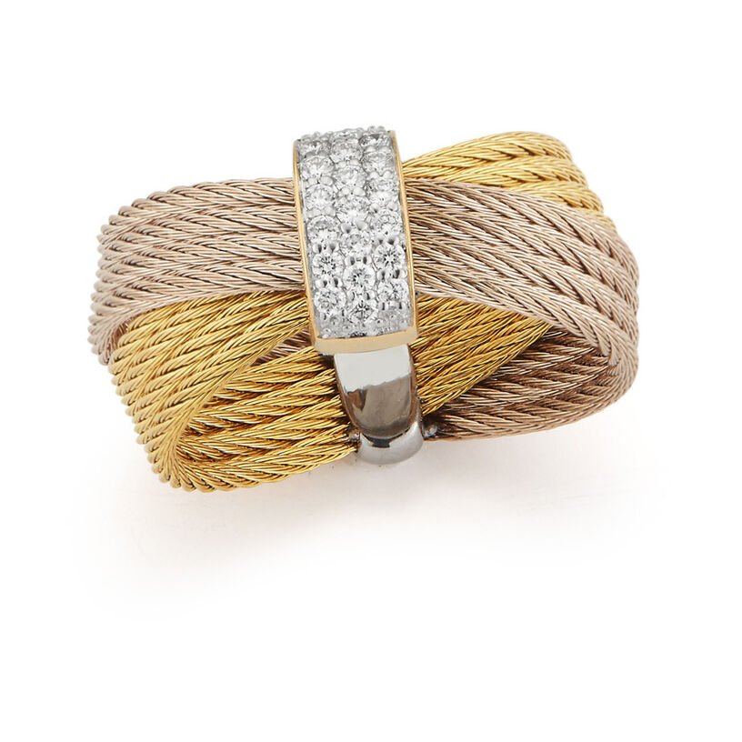 Image 2 for Criss-Cross Band Ring
