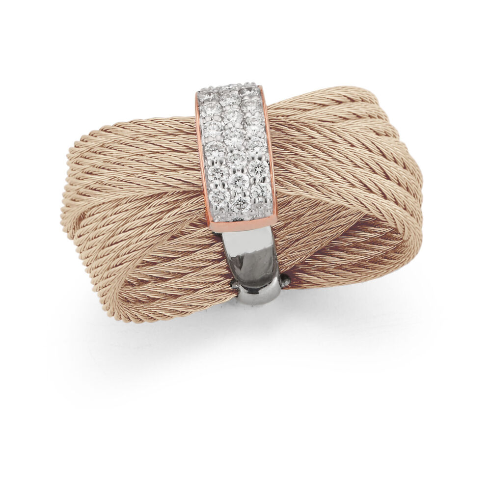 Image 2 for Carnation Crossed Multi-Cable Ring