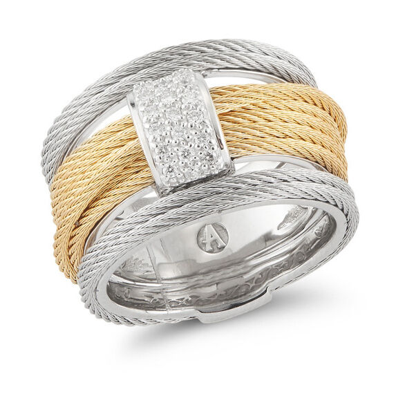 Image 2 for Two Tone Stacked Ring