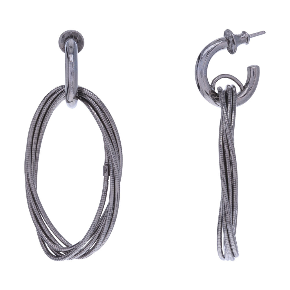Image 2 for Drop Oval Earrings