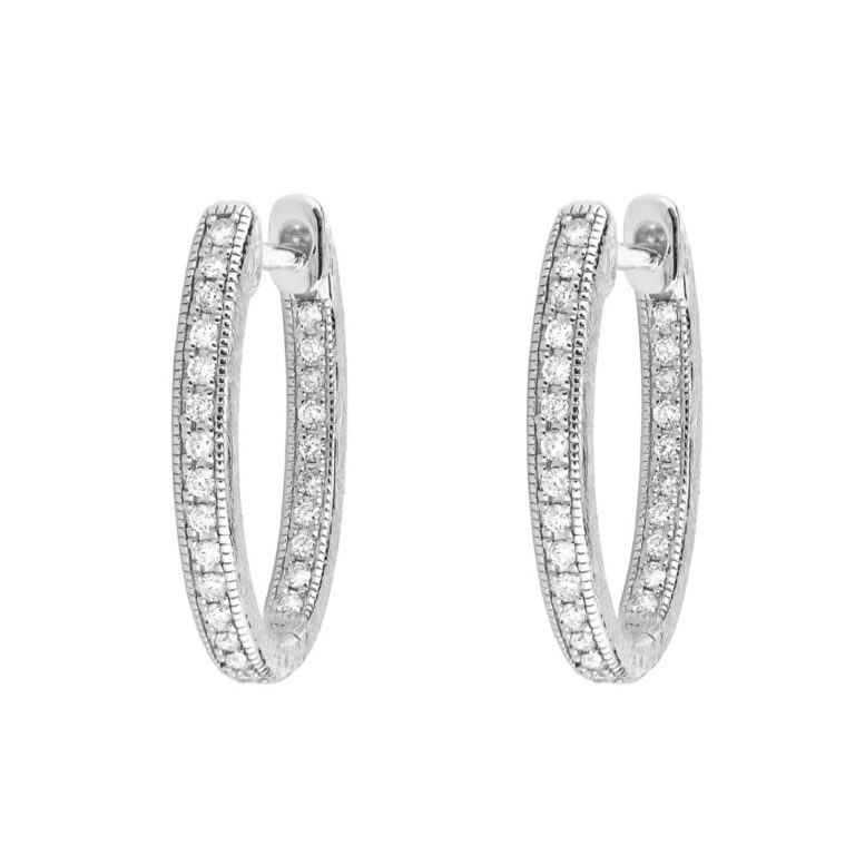 Image 2 for Delicate Small Oval Hoop Earrings