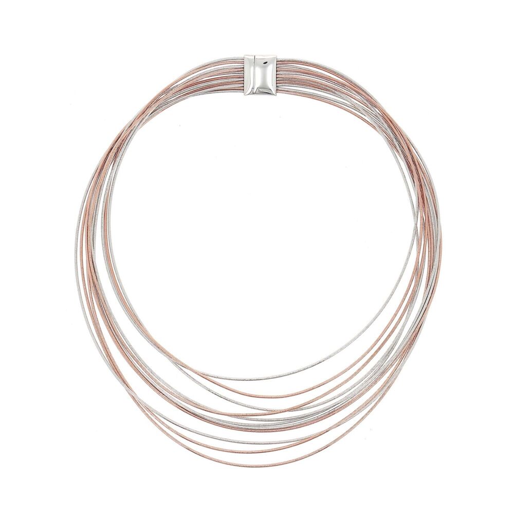 Image 2 for Bi Color Small Bib Necklace