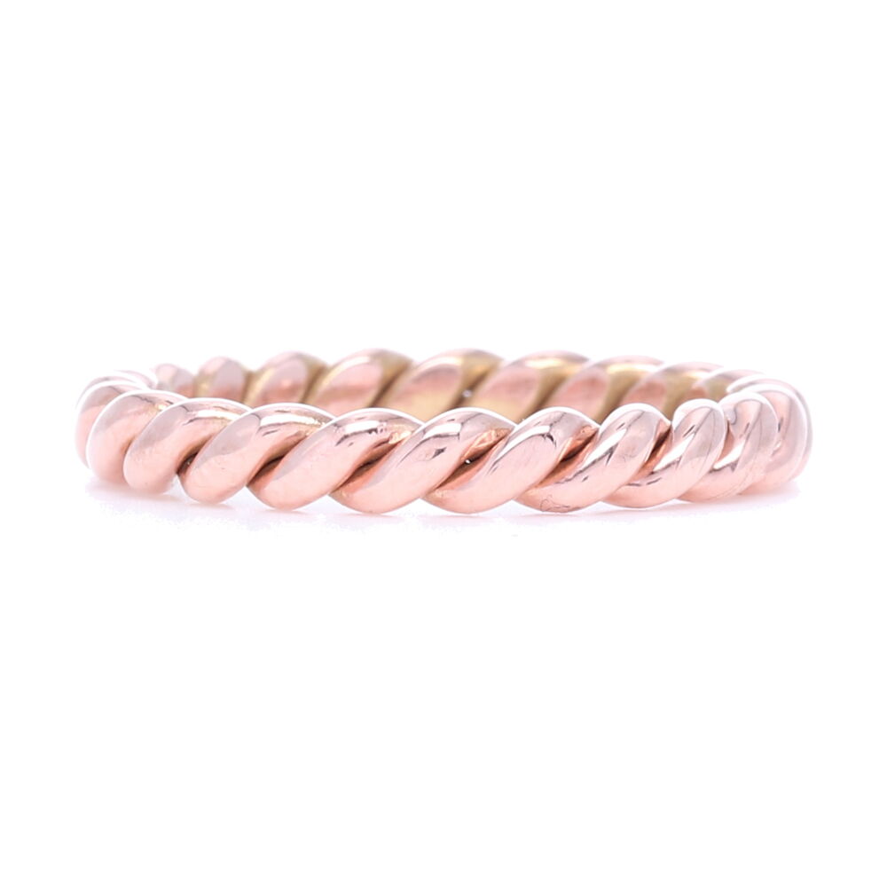 Image 2 for 14k Gold Handmade Twist Ring