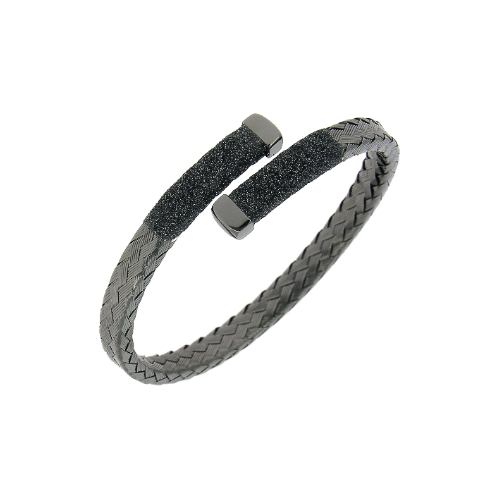 Crossover Braided Polvere Cuff Ruthenium Dark Gray Polvere Crossover Braided Polvere Cuff Ruthenium Dark Gray Polvere