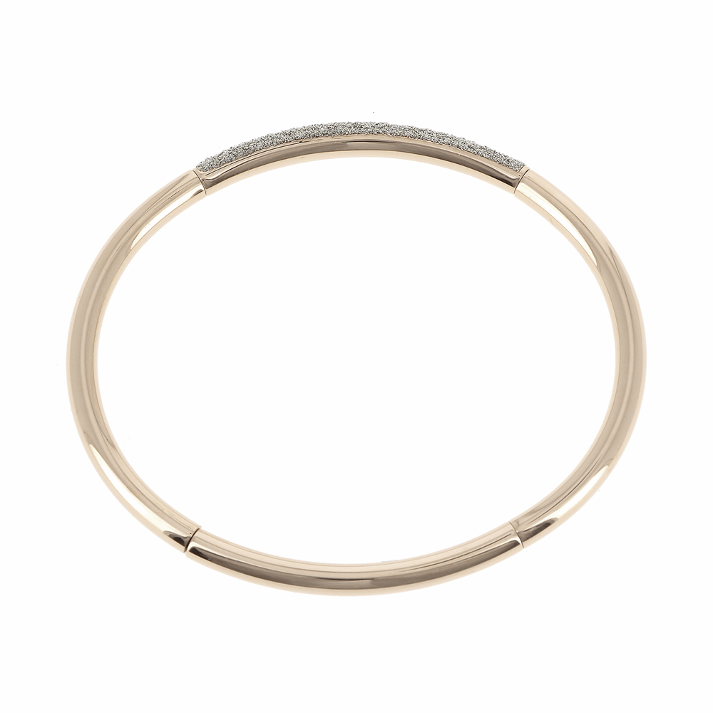 Pesavento presents this Flex Diamanti bracelet. With 18k rose gold and champagne diamond dust sparkling over the top, this bracelet something to crave. Match this with others in this collection, or use alone: it's perfect no matter what. Flex Diamanti Bracelet