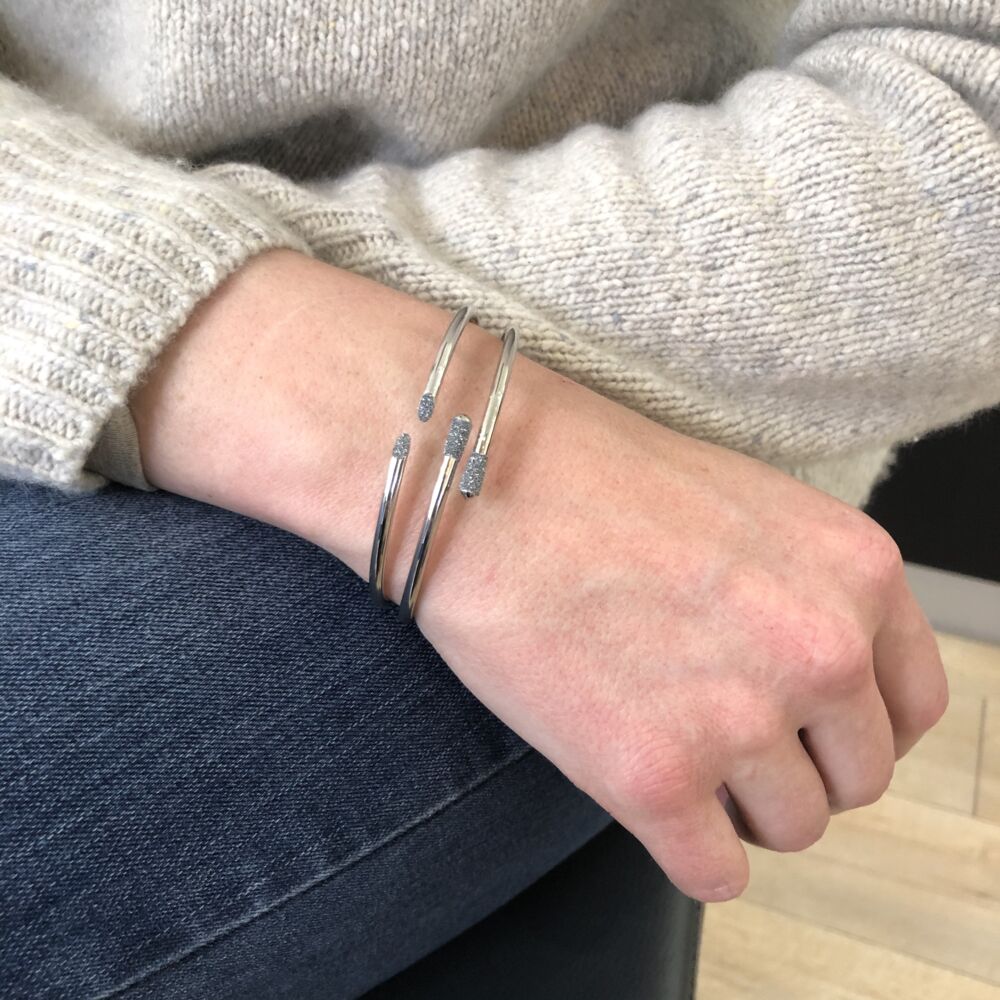 Image 2 for Thin Diamanti Bangle Bracelet