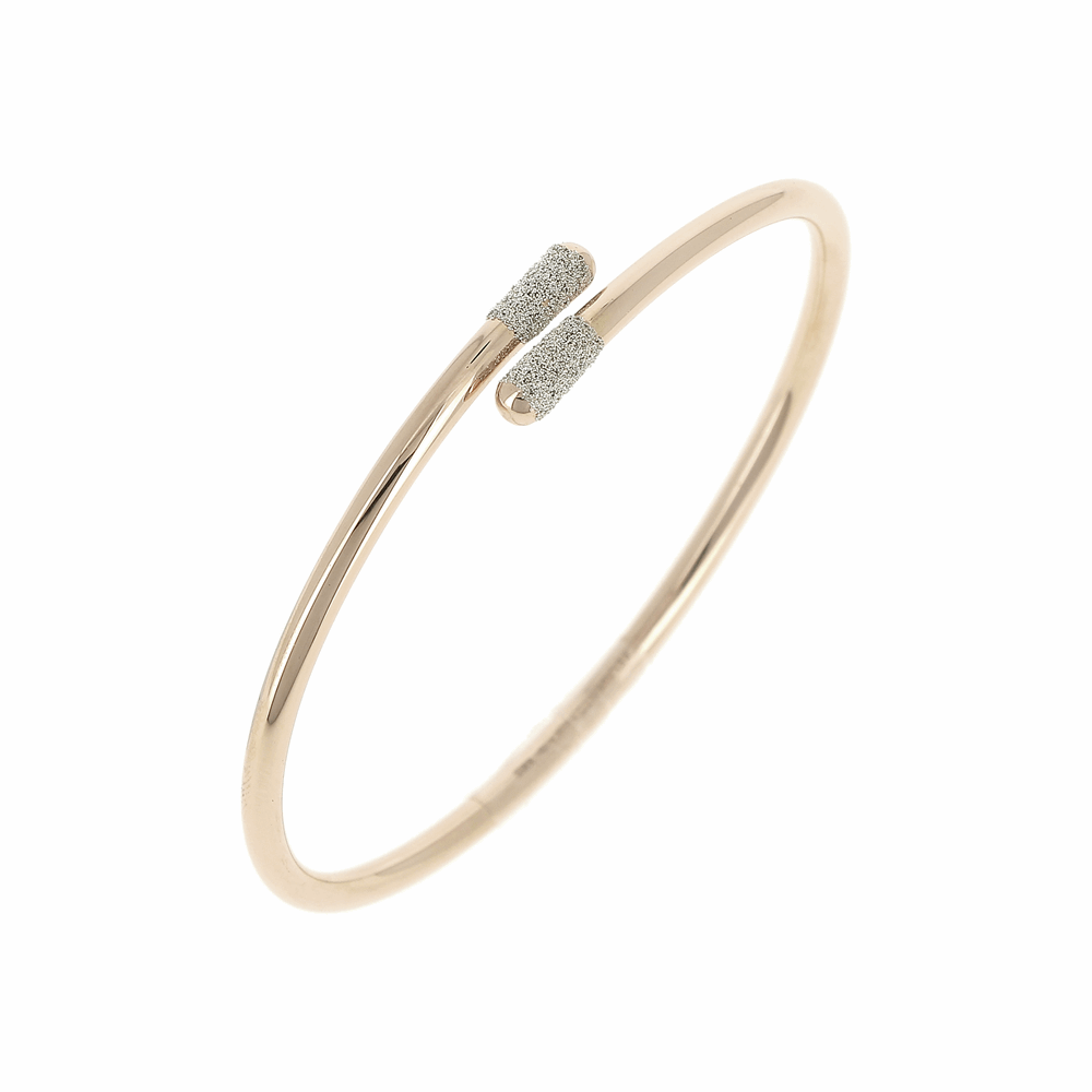 Crossover Diamanti Bangle Bracelet 18k Rose Gold Champagne Diamond Dust Crossover Diamanti Bangle Bracelet 18k Rose Gold Champagne Diamond Dust