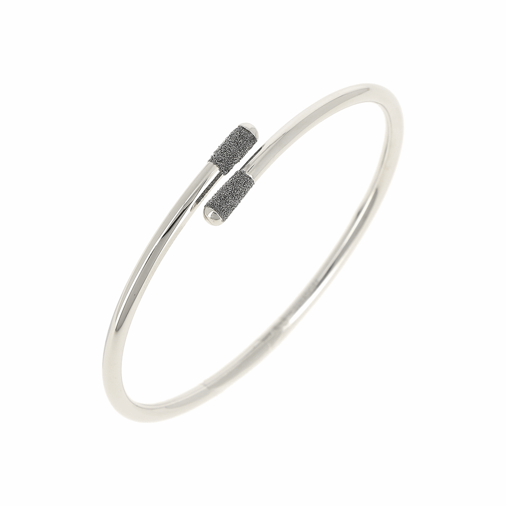 Crossover Diamanti Bangle Bracelet 18k White Gold Storm Grey Diamond Dust Crossover Diamanti Bangle Bracelet 18k White Gold Storm Grey Diamond Dust