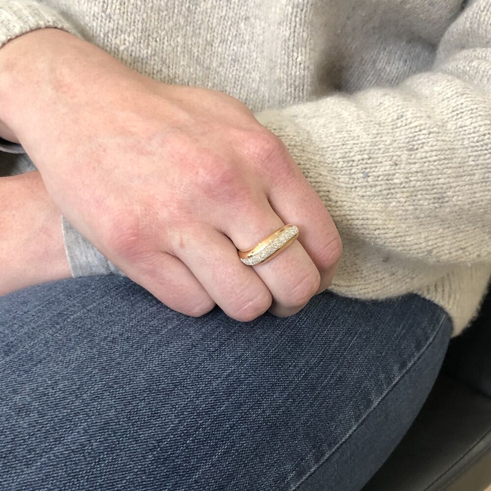 Image 2 for Wide Diamanti Ring