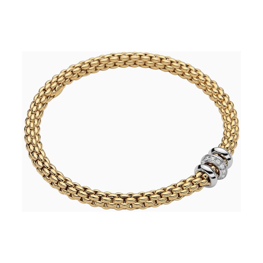 Image 2 for 18k Gold Flex'it bracelet with Diamonds 653BBR